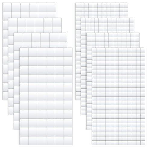 1320Pcs Square Foam Sided Adhesive Sticker Set 3D Pop White 2-Side Foam Tapes Scrapbook Supplies DIY Crafts Office Accessories Foam Strips with Ad...