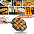 Home 12 Cavity Octopus Grilling Pan, Kitchen Non Stick Pancake Maker, Professional Baking, Suitable for Takoyaki, Round Pancakes, Dessert Cakes...