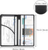 Car Registration and Insurance Holder, Premium Pu Leather Vehicle Glove Box Organizer - for Driver License, Cards & Essential Documents (L-Black)...