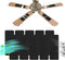 Ceiling Fan Filters | Activated Coconut Filters | Easy-Stick Universal Ceiling Fan Air Filters | Eliminate Odors, Dust, and Pollutants | Easy Inst...