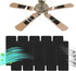 Ceiling Fan Filters | Activated Coconut Filters | Easy-Stick Universal Ceiling Fan Air Filters | Eliminate Odors, Dust, and Pollutants | Easy Inst...