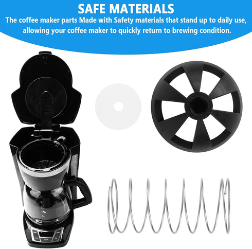 Coffee Machine Brewing Basket Bottom spring loaded stopper kits Fits for Black+Decker coffee makers Brew Basket, fits majority 4-12 Cup Drip Coffe...