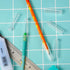 18 Pieces Plastic Pencil Caps, Pencil Tip Protector Cover Clear Pencil Toppers Clear Pencil Caps for Wooden Pencils Extender Holders for Student S...