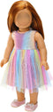 BARWA Doll Clothes and Accessories for 18 inch Dolls Mermaid Casual Tutu Dress, Outfits, Swimsuit, Underwear… (J: 2 pcs Rainbow Tutu Dresses)...