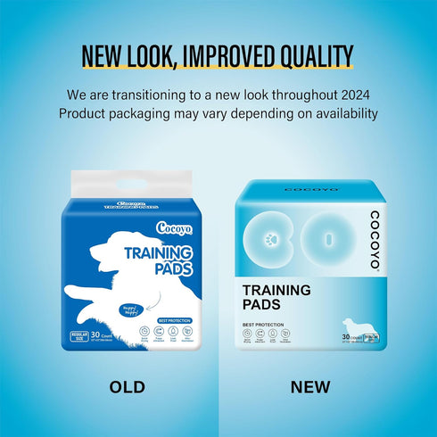 COCOYO Best Value Training Pads 30 Count | Dog Pee Pads | Super Absorbent Puppy Pads...