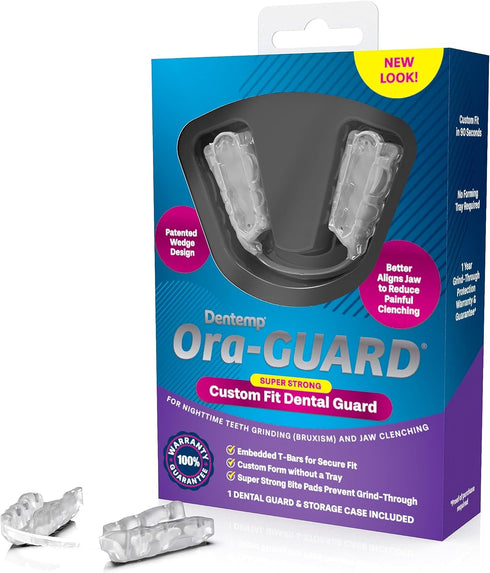 Dentemp Ora-Guard Custom Fit Dental Guard - Bruxism Night Guard for Teeth Grinding - Mouth Guard for Clenching Teeth at Night - Comfortable Mouth ...