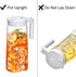 Amazing Abby - Slim - Tritan Pitcher (64 oz), Unbreakable Plastic Water Pitcher with Lid, BPA-Free, Heat-Resistant, Dishwasher-Safe, Great for Bot...