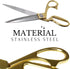 10.5" Heavy Duty Gold Scissors – Sharp Stainless Steel Scissors Gold 10.5 Inch All Purpose Scissors Professional Scissors Heavy Duty Grand Opening...