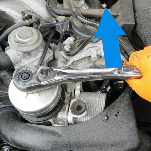 Tongze 74mm Oil Filter Wrench: 15 Flutes Oil Filter Removal Tool Compatible with AC Delco PF63/PF64 Oil Filter for Chevy Silverado 4.3L Equinox 1....