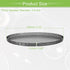 ACROPIX Universal 4.5 Inch Speaker Grills Mesh for Audio Subwoofer 120x6.5mm Grille without Frame Black - Pack of 2......