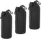 PATIKIL Camera Lens Bag, 3 Pcs 3.9" ID x 9.8" H Drawstring Lens Pouch with Thick Protective Neoprene, Lens Case for DSLR Camera Lens, Water Coffee...