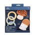 Itzy Ritzy's Teething Gift Set; includes 1 Teething Mitt, 1 Popper Toy & 3 Linking Rings...