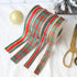 Christmas Checkered Plaid Ribbon 25 Yard Each Roll 100% Polyester Woven Edge Gingham Ribbon for Christmas Crafts, Gift Wrapping (Special design 1 ...