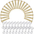 20 Pairs Shear Pins and Cotters Pins,Replacement Shear Pins Compatible with Snowblower 738-04124 714-04040, Shear Pin Kit Compatible with MTD Craf...