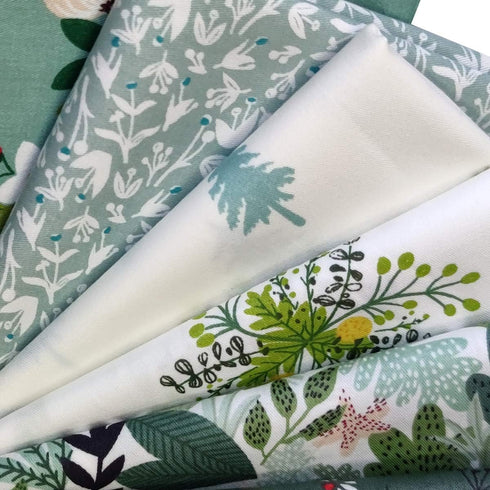 Misscrafts 7pcs Cotton Craft Fabric Bundle 18" x 22" Pre-Cut Quilt Squares Fat Quarters Quilting Fabric for Sewing Crafting Patchwork DIY Scrapboo...