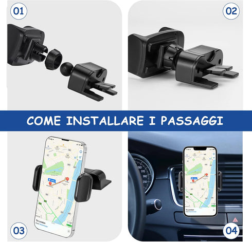 Universal Cellphone Car Holder Air Vent Outlet CD Slot Clip for Mobile Cell Phone Stand ABS Mount Support Interior Accessories......