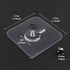 12PCS 6x6cm/2.36x2.36inch Plastic Metal Clear Sticky Wall Mounted No Trace Screw Hooks for Hanging Kitchenware and Key and Hat...