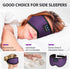 TOPOINT Bluetooth Sleep Eye Mask Wireless Headphones, Sleeping Eye Cover Travel Music Headsets with Microphone Handsfree, Sleep Headphones for Sid...