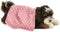 Bone Dry Pet Grooming Towel Collection Trellis Print, Microfiber Absorbent Drying Set, 15x30, Rose, 3 Count...