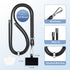 takyu Universal Cell Phone Lanyard, Crossbody Lanyard with Adjustable Nylon Neck Strap Compatible for Most Smartphones (2Pack Black+Grey)...