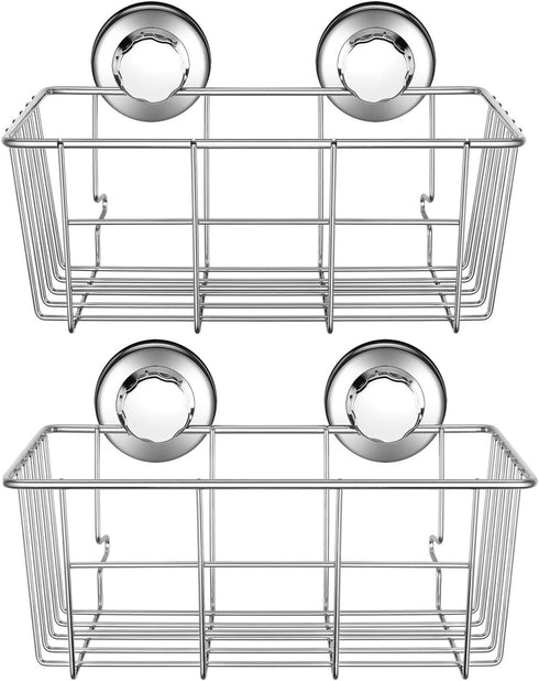 SANNO Suction Cups replacement for shower caddy sope dish double hooks- Set of 4 Suction Cups...