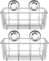 SANNO Suction Cups replacement for shower caddy sope dish double hooks- Set of 4 Suction Cups...