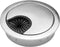 2 Pack 2 Inch Metal Desk Grommet for Wire Organizer, Brushed Silver...
