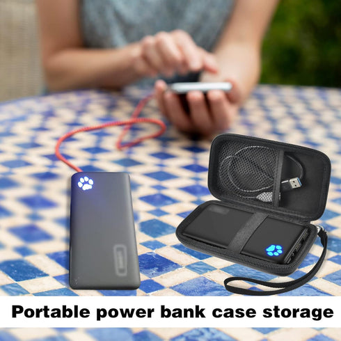 Case Compatible with INIU 10000mAh / for Anker 313 / for Apple MagSafe Portable Charger, Hard Travel Power Bank Battery Pack Storage Bag Fits for ...