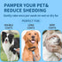 Pet Grooming Brush, Double Sided Deshedding for Dogs & Cats, Skin Friendly Grooming Dog Brush, Pet Shedding Brush,Undercoat Rake for dogs Grooming...