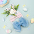 Ribbli Baby Blue Burlap Wired Ribbon,2-1/2” Inch x Continuous 10 Yard, Wired Edge Ribbon for Big Bow,Wreath,Baby Shower Decoration,Outdoor Decorat...