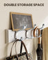 AMADA HOMEFURNISHING Coat Rack Wall Mount 2 Pack, Wall Hooks for Coats, Hats - White...
