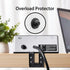 Desk Edge Mount Power Strips with USB Ports-UL Plug Outlets 1250 Joulets Surge Protector Tabletop Power Sockets for Nightstand/Home Office/Dormito...