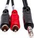Hosa TRS-203 Insert Cable 1/4 Inches TRS to Dual RCA - 9 Feet...