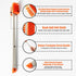 1pcs Small Aquarium Cleaning Tool, Algae Scraper for Fish Tank, Aquarium Brush, Fish Tank Cleaner Adapted for Glass and Acrylic Aquariums...