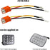 LivTee Ceramic H4 9003 HB2 Headlight Connector with 3 Adapter Wiring Harness Socket Wire for H4 Relay Harness, Headlights or Fog Lights, Fix Un-St...
