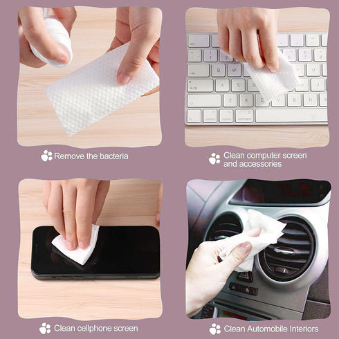 Disposable Face Towel Face Cloths for Washing Soft Cotton Dry Wipes Facial Cloths Towelettes for Washing and Drying, 200 Count Facial Tissue for C...