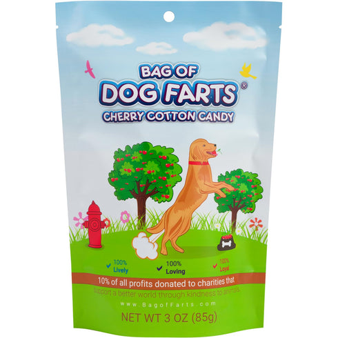 Bag Of Dog Farts Cherry Cotton Candy Funny Dog Lover Gift for All Ages Unique Birthday for Friends, Mom, Dad, Girl, Boy Funny Easter Basket Stuffe...