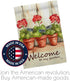 Breeze Decor - Welcome To My Garden Spring - Everyday Impressions Decorative Vertical Garden Flag 13" x 18.5" Printed In USA...