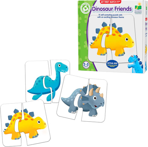 The Learning Journey: My First Match It - Dinosaurs - 2 Year Old Toys, Puzzles for Toddlers, Toddler Puzzle, Educational Toys for 2 Year Old - 15 ...