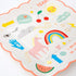 Meri Meri, Rainbow & Unicorn Plates, Birthday, Party Decorations - Small...