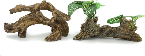 Artificial Driftwood for Aquarium Decor Plastic Plant Branches Ornament for Fish Tank Decorations (Style C)...