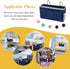 Bedside Storage Caddy/Bedside Hanging Storage Bag for Headboards Bunk Beds Dorm Rooms Book Phone Magazine Holder (Navy Blue)...