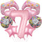Pink Video Game Balloons, Video Game Controller Birthday Number Mylar Foil Balloon, Level Up Balloons for Girls Game On Birthday Decorations Video...