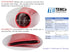 2-Piece TEMCo 3/4" Marine Grade Heat Shrink Tube 3:1 Adhesive Glue Lined 1 RED + 1 BLACK 4ft each...