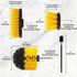 4Pack Drill Brush Attachment Set, Scrub Brush for Drill, Power Scrubber Brushes with Extended Attachment, All Purpose Drill Brush Cleaning Kit for...