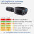 USB C Car Charger with Voltage Display 20W PD Fast Car Charger with & USB5V2.4A Adapter, Car Voltmeter Meter Battery Monitor...