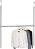 DecoBrothers Adjustable Hanging Closet Rod, Chrome...