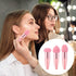 3Pcs Makeup Sponge Facial Foundation Sponge Professional Makeup Blending Sponge with Handle Beauty Sponge Blender Dry & Wet Use Makeup Sponges for...