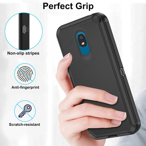 Asuwish Phone Case for LG Aristo 4/Astro 4+ Plus/Tribute Royal X320/Escape Plus/Journey LTE L322DL/K30 2019/Arena 2/X2/Prime 2 with Screen Protect...