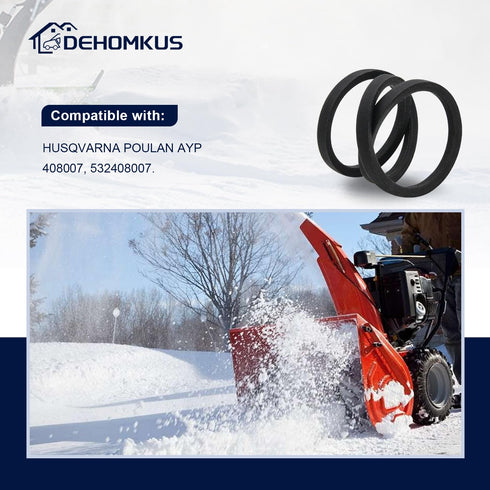 408007 532408007 Snowblower Auger Drive Belt Compatible with AYP PP1150E27 PP208E24 PP208EPS24 Snowblowers (5/8" x 38")...